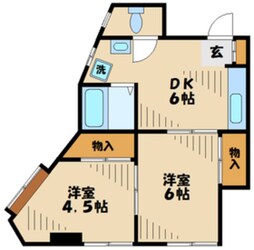 第１廣田マンションの物件間取画像